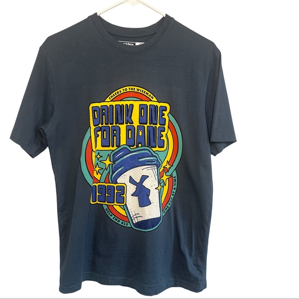Dutch Bros XL BRAND NEW IN PACKAGE Blue  2025 “Drink One For Dane” ALS DB 1992